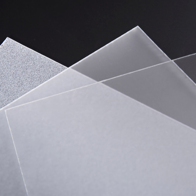 Tek taraflı buzlu akrilik tabaka